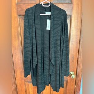 Calvin Klein Black Patterned Women's Top